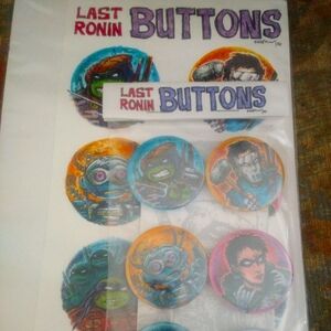 TMNT The Last Ronin Buttons 6 Pack NEW